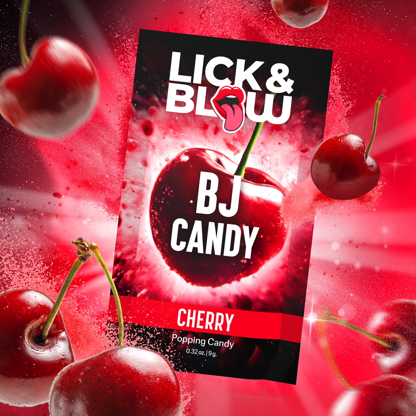 Lick & Blow Cherry Popping BJ Candy