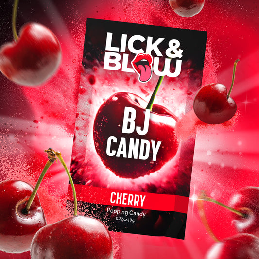 Lick & Blow Cherry Popping BJ Candy