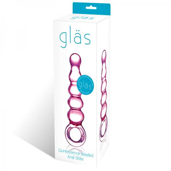 Glas Quintessence Beaded Anal Slider