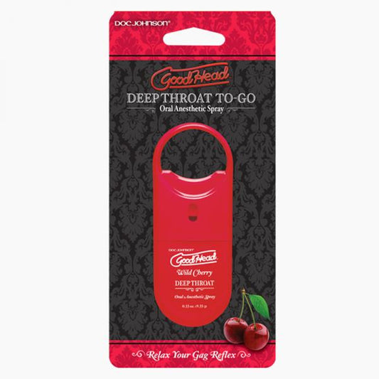 Goodhead To Go - Deep Throat Spray .33oz. Wild Cherry