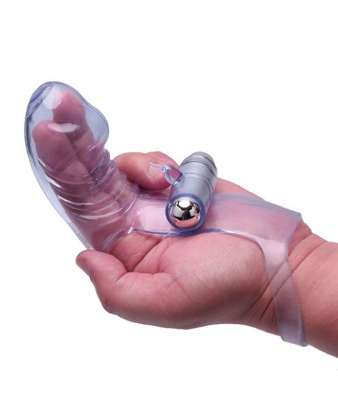 Vibrofinger Phallic Finger Massager Purple