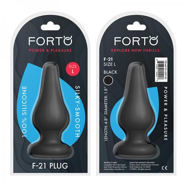 Forto F-21: Tear Drop Large Black