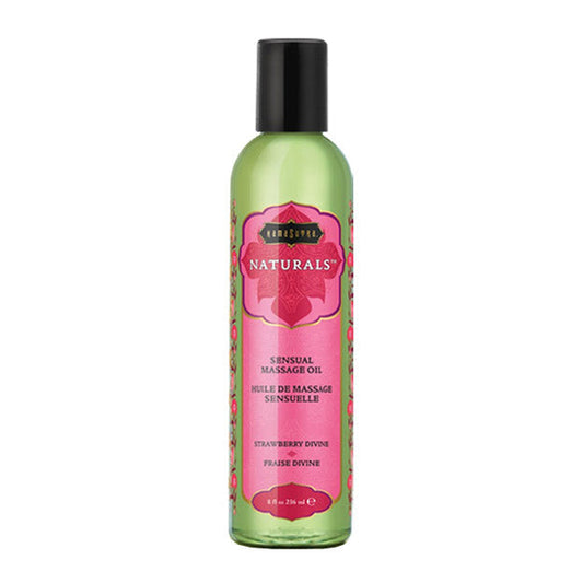 Naturals Massage Oil Strawberry Dreams (8oz)